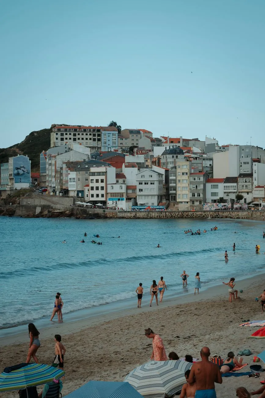 Open sand near Malpica, on Galicia's Costa da Morte