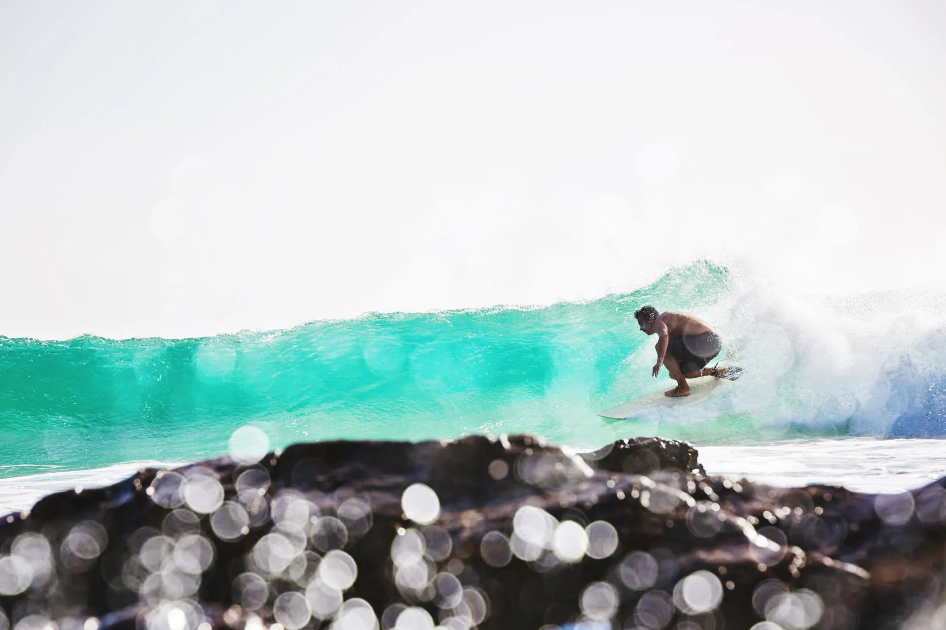 Boardshorts and a clean wall at Coolangatta