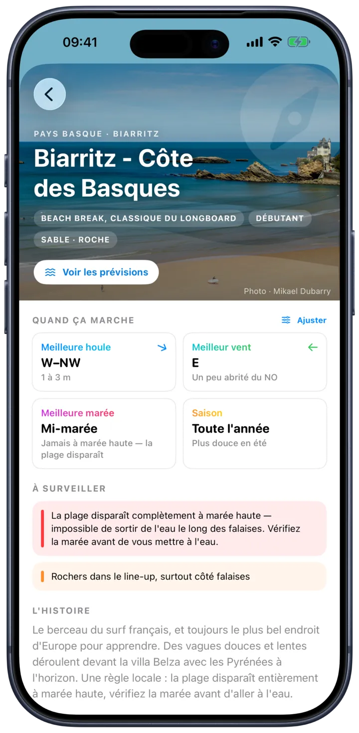 Un guide de spot SurfMap pour Uluwatu : houle, vent, marée et dangers