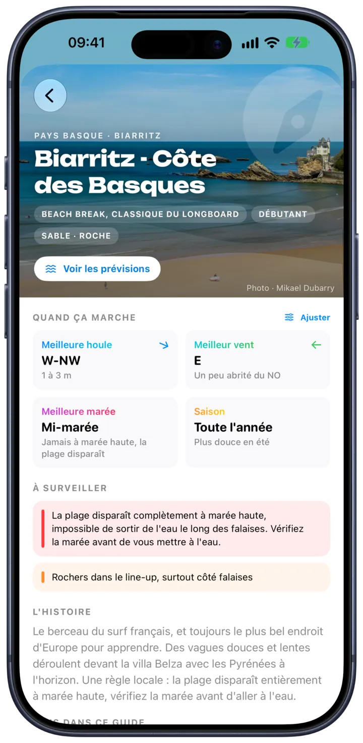 Un guide de spot SurfMap pour Uluwatu : houle, vent, marée et dangers