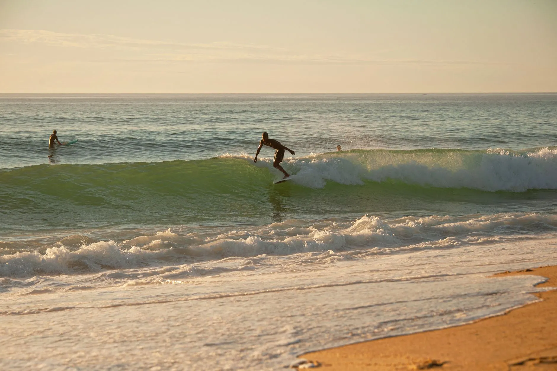 The sandbars at work
