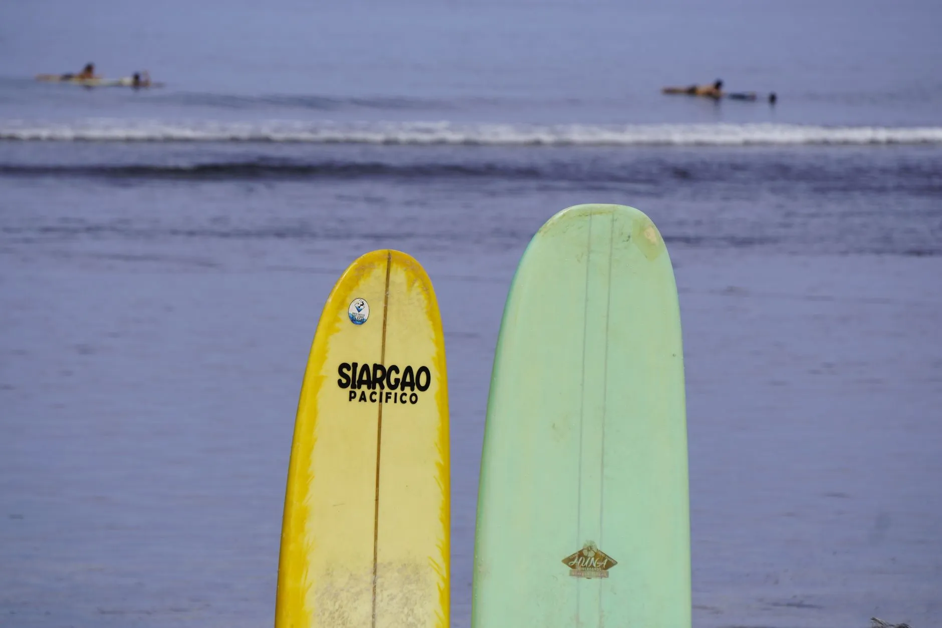 Boards waiting their turn, Siargao