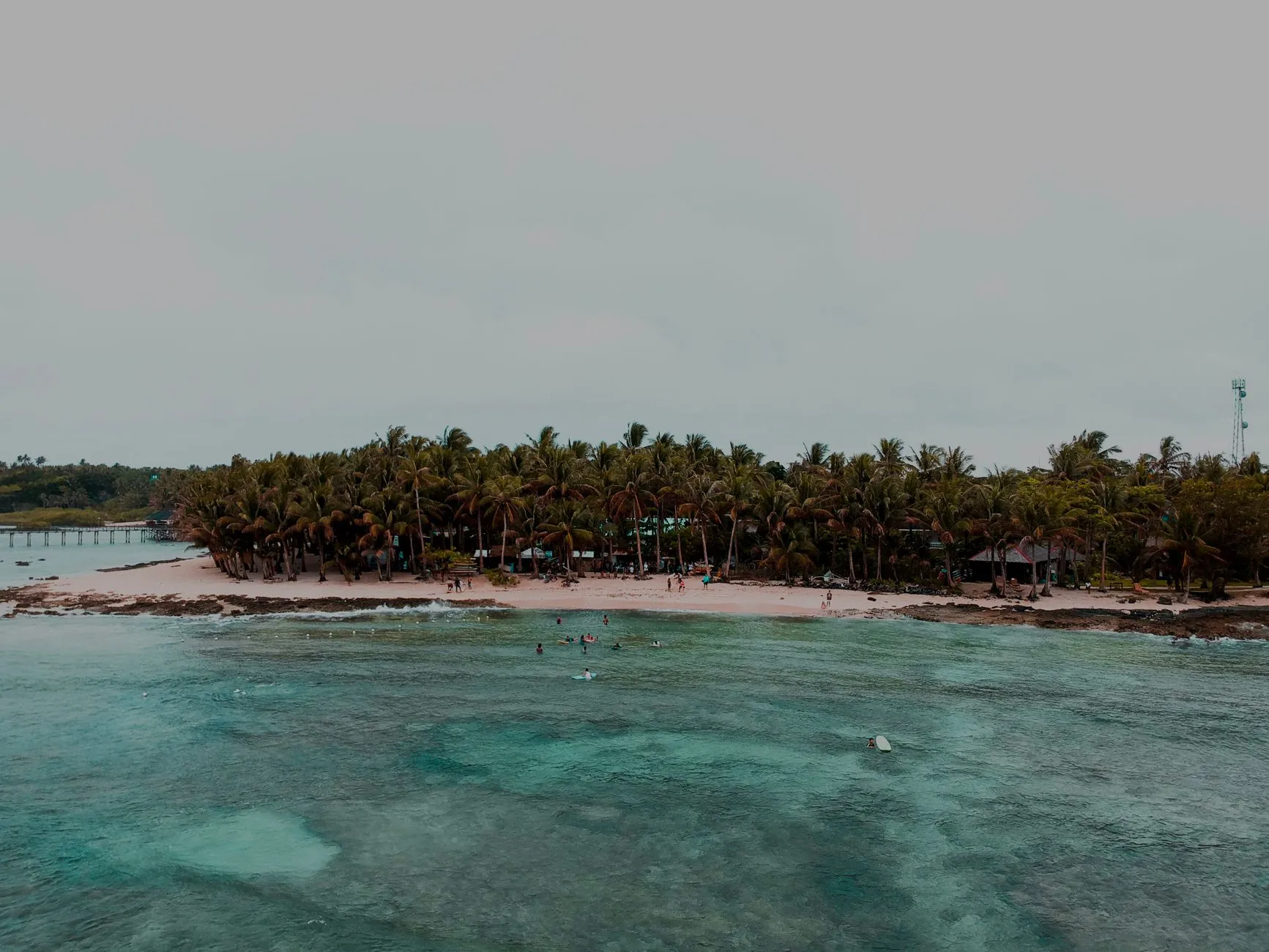 The reef-fringed shore of General Luna