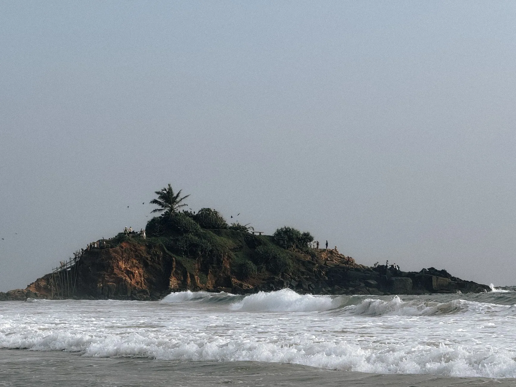 The island in Weligama Bay