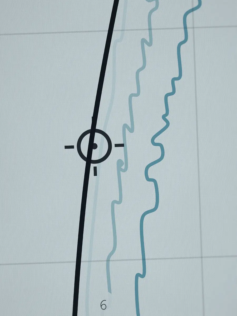 Close-up of the Cocoa Beach peak and the depth contours around it