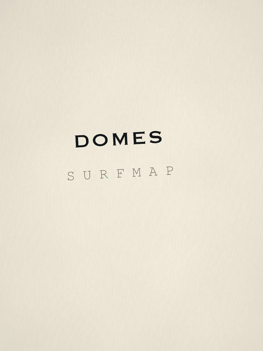 Close-up of the Domes name printed over the heart