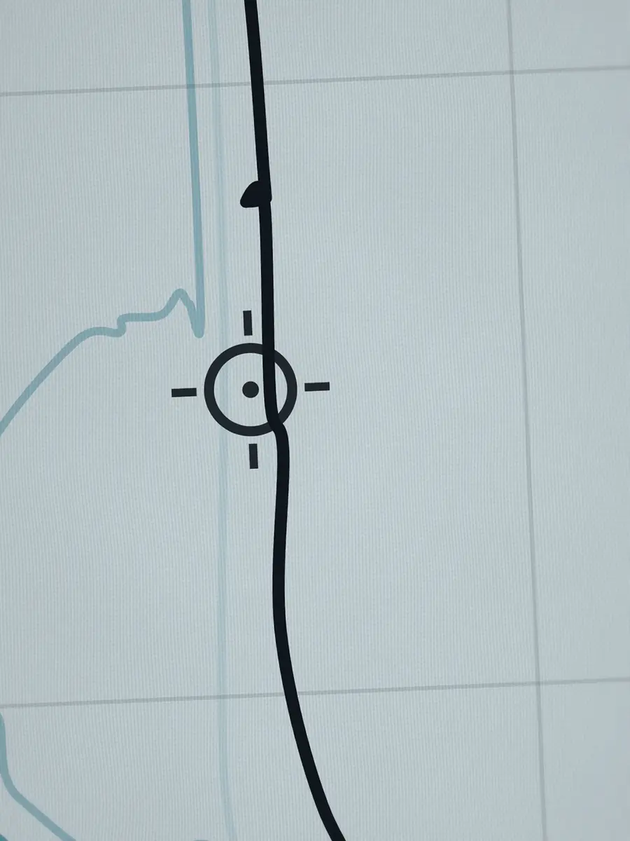 Close-up of the Imperial Beach peak and the depth contours around it