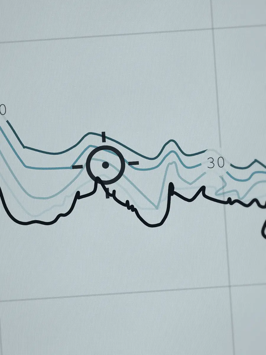 Close-up of the Jaws peak and the depth contours around it