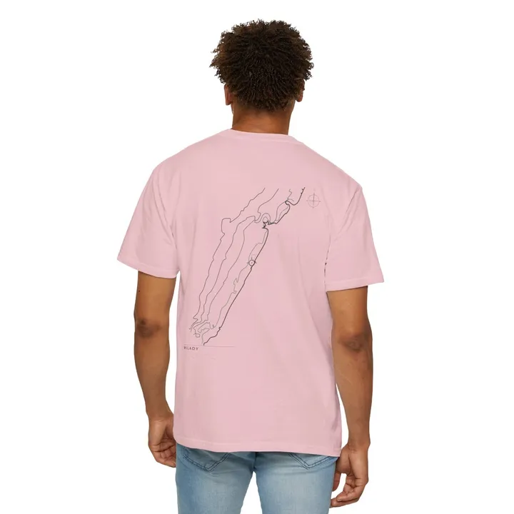 Milady Open Chart tee in Blossom, worn