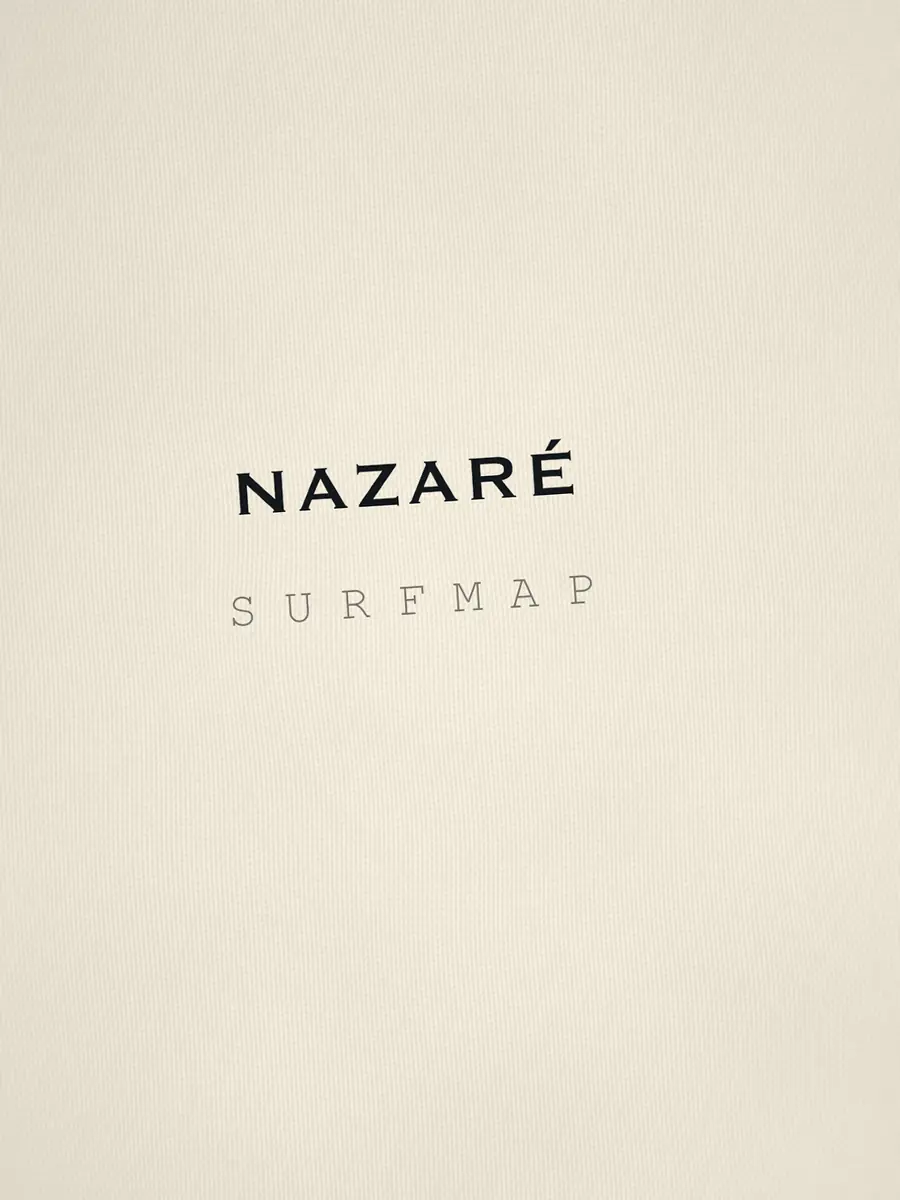 Close-up of the Nazaré name printed over the heart