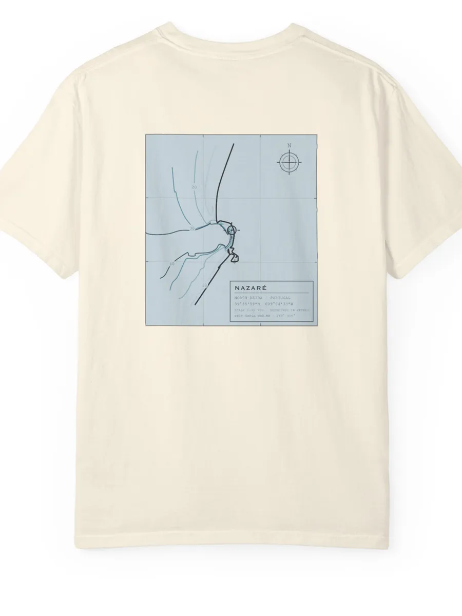 Nazaré tee laid flat, back up