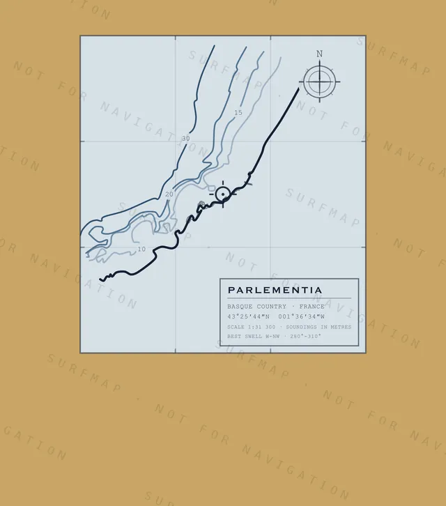 Carte de Parlementia, l’illustration complète imprimée dans le dos