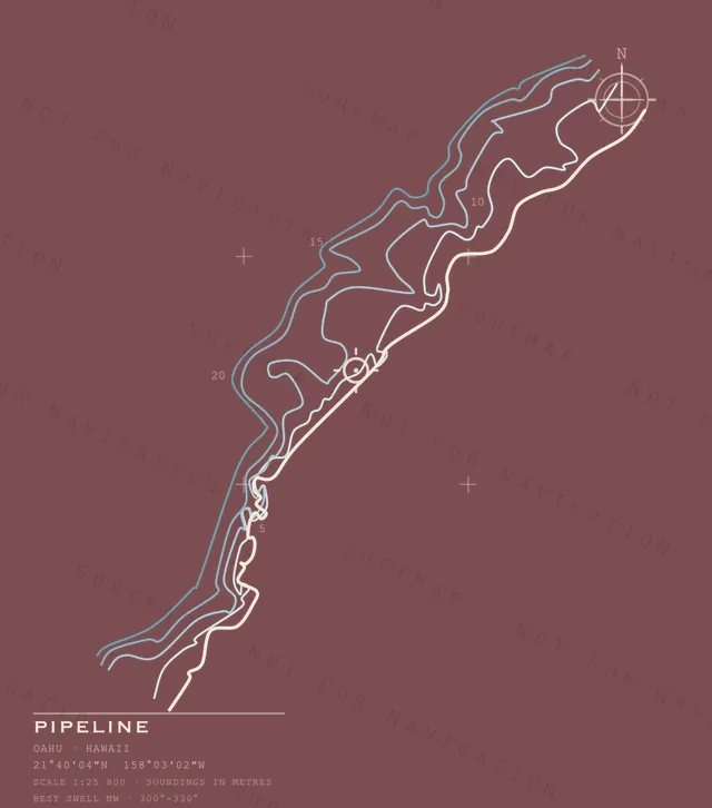 Carta di Pipeline, l’illustrazione completa stampata sulla schiena