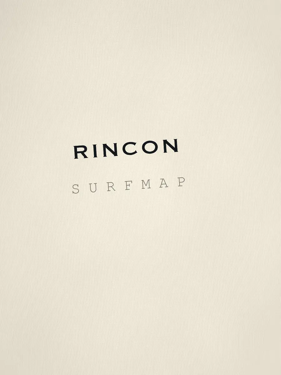 Close-up of the Rincon name printed over the heart