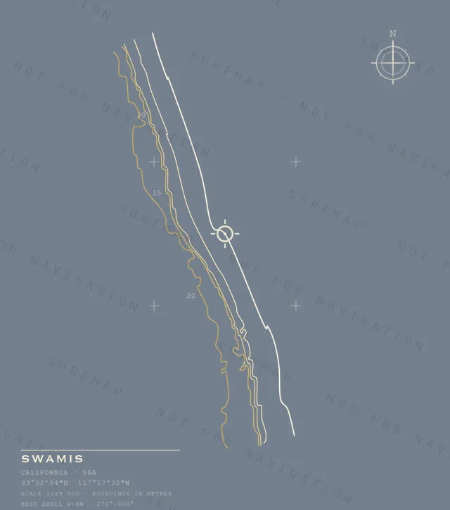 Swamis chart, the full artwork printed on the back