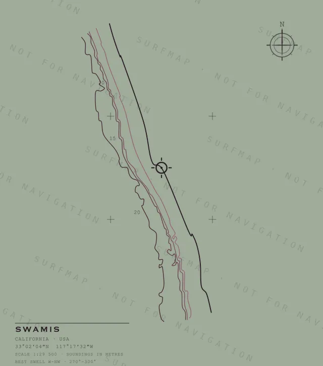 Swamis chart, the full artwork printed on the back