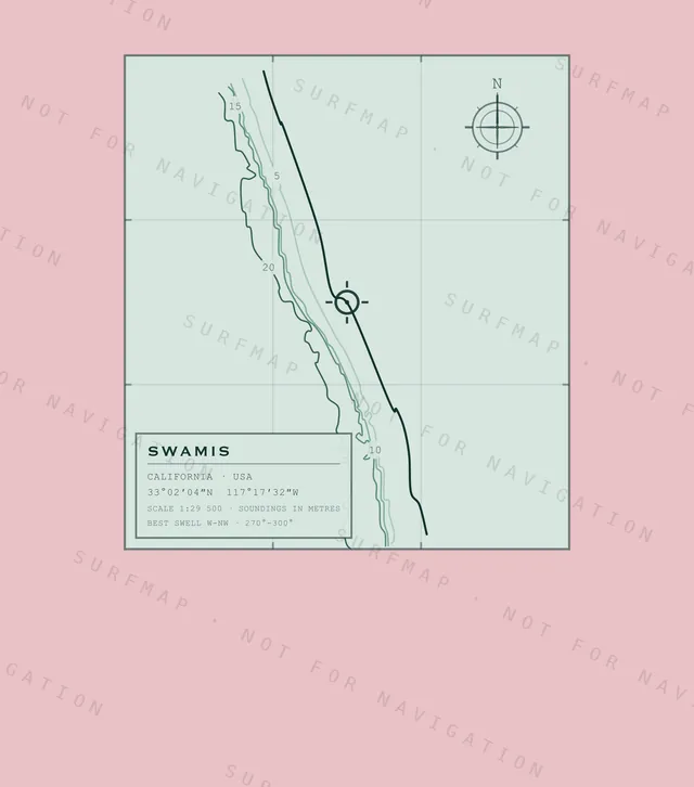 Swamis chart, the full artwork printed on the back