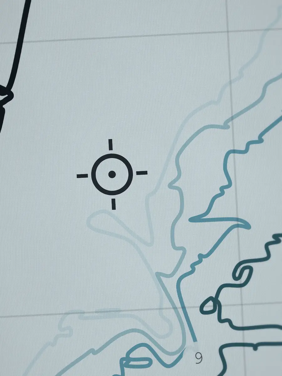 Close-up of the Wrightsville Beach peak and the depth contours around it